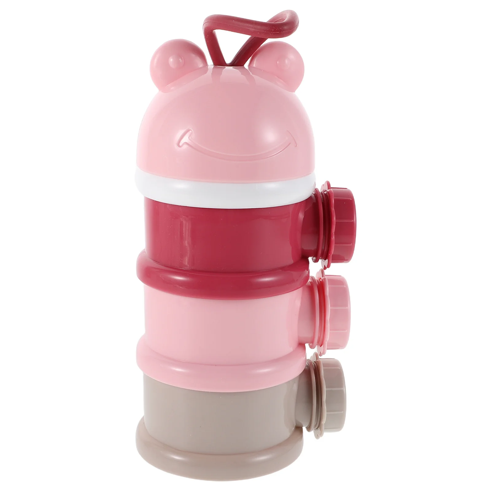 

Портативный дозатор молочной формулы, красочный трехслойный контейнер для сухого молока, штабелируемый, 3 отделения, герметичное хранилище для формул