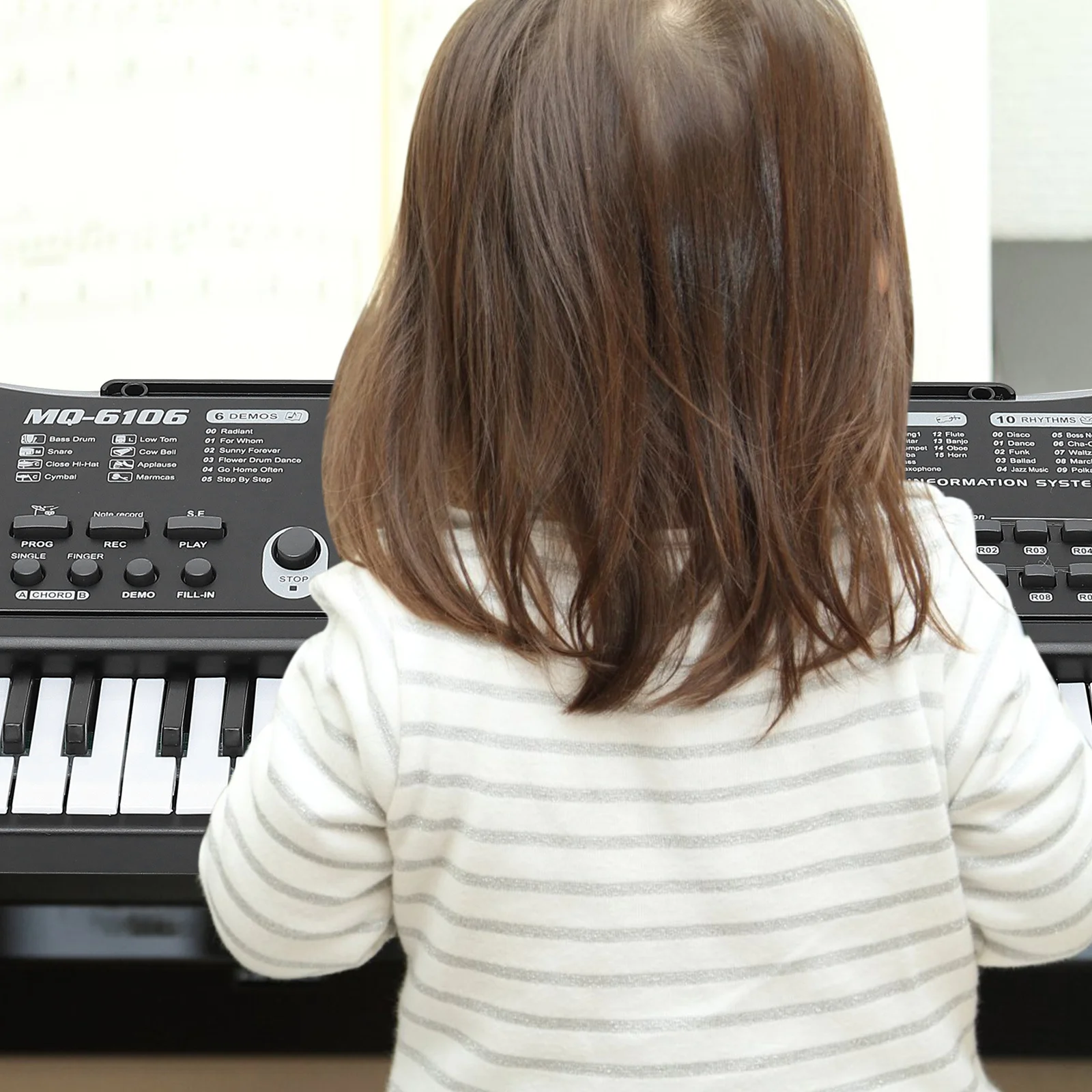 1Set Durable Plastic Electronic Piano Keyboard Multi-Functional 61 Keys Kids Music Learning Educational Instrument Children's