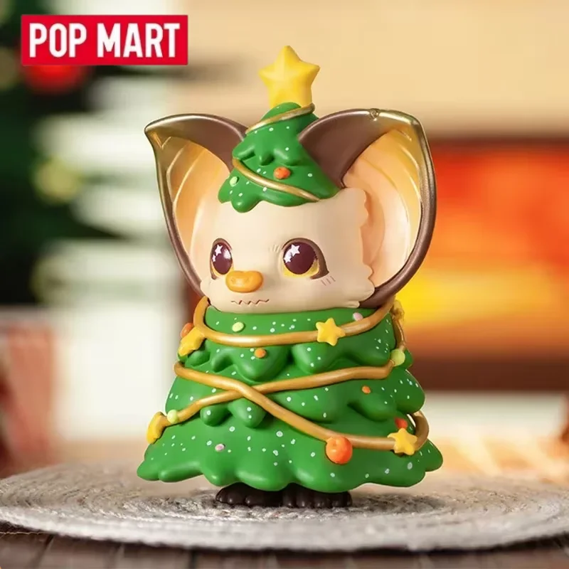 

POP MAR Yoki Рождественская серия слепая коробка игрушки Mystery Box Guess Bag кукла милая аниме фигурка настольные украшения коллекция