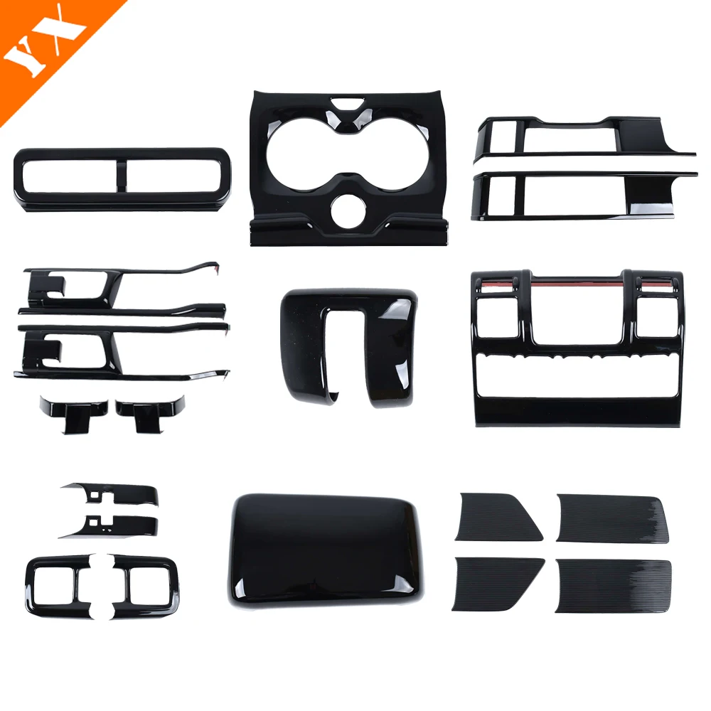 

For BYD Leopard 5 Accessories 2023-2024 Interior Bright Black Car Window Lift Armrest Frame Center Console Panel Inner Handle