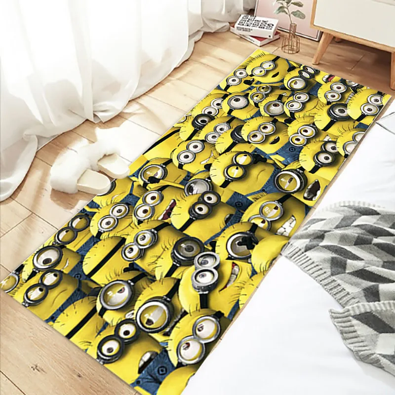 M-Minions Carpet for Living Room Bedroom Kids Room Bedside Mat Cute Fashion Floor Mat  Area Home Decor