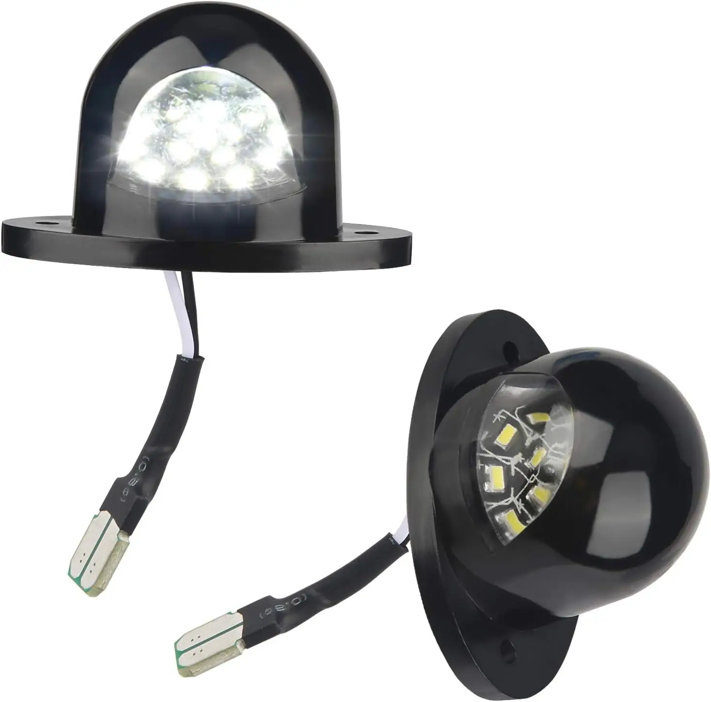 

LED License Plate Light Tag lights For 1994 to 2001 Dodge RAM 1500 & 1994 to 2002 RAM 2500 3500 Pickup 6000K White Pack of 2