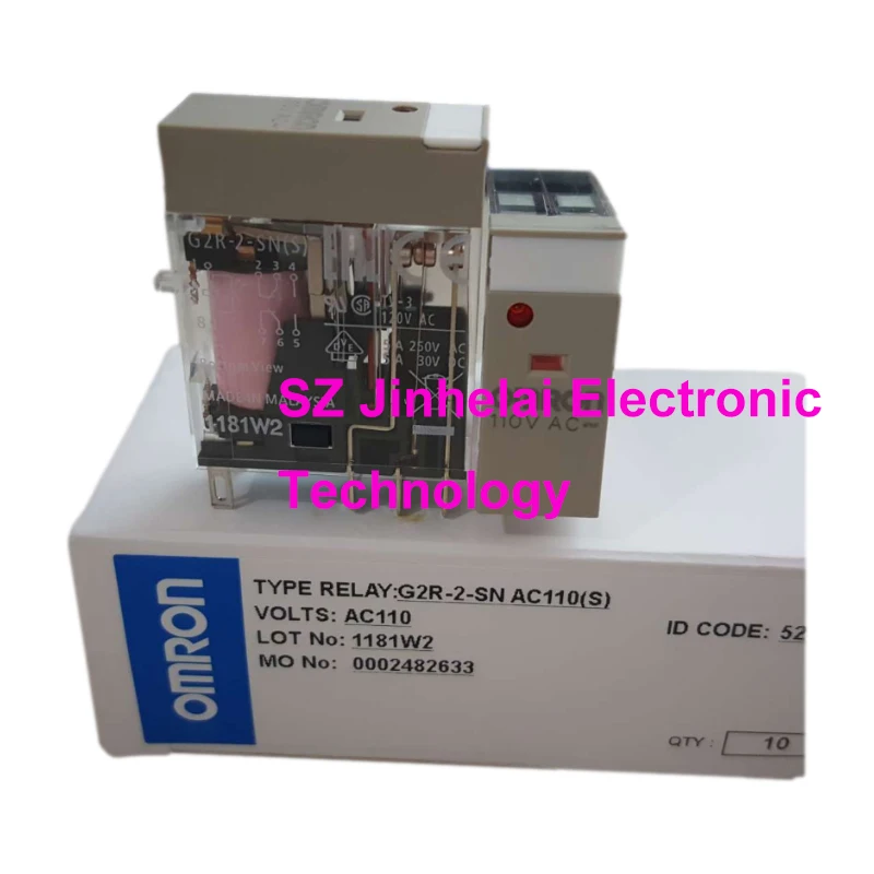 1pcs New and Original Omron G2R-2-SN(S) 24VDC 220VAC 110VAC Relay G2R-2-SN DC24(S) AC220(S) AC110(S) 2NO 2NC