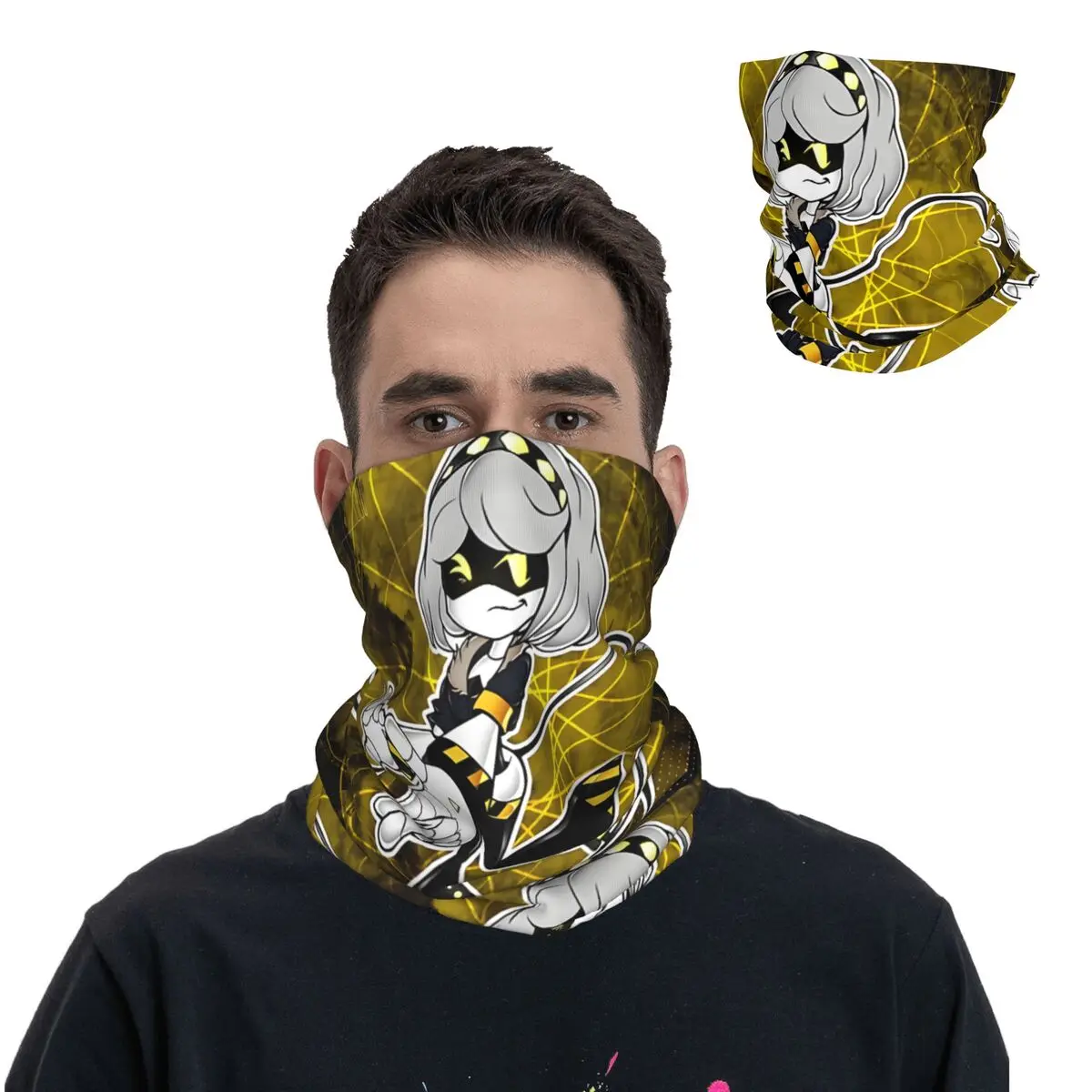 Poster Bandana Neck Cover Printed Motocross Murder Drones Wrap Scarf Cycling Face Mask Hiking Unisex Adult Winter