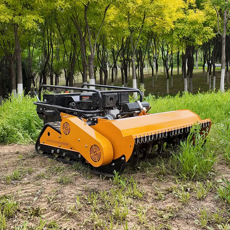 

Customized Portable Remote Control Lawn Mower Compact RC Grass Cutting Machine Easy Carry Outdoor Use flail mower