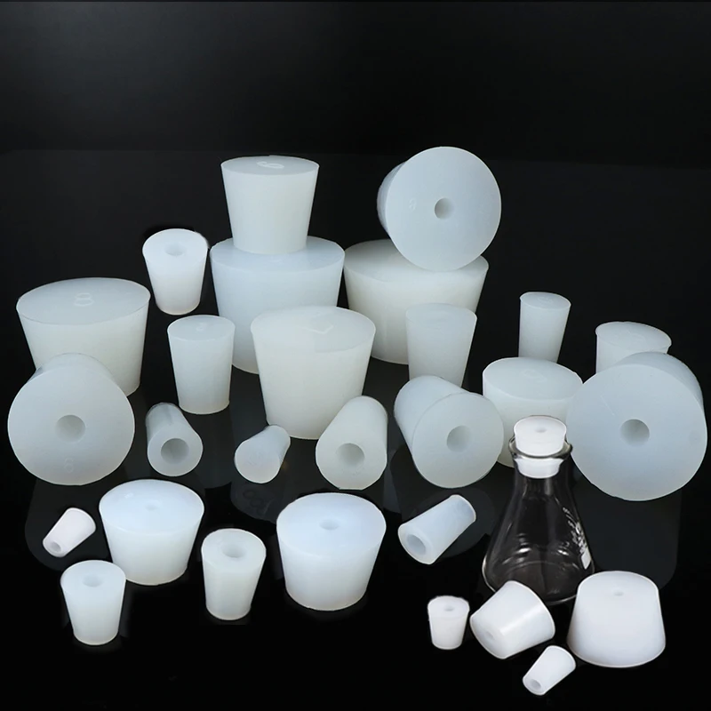 1Pcs Silicone Fermenter Cover Plug Stopper 8mm Hole Airlock Valve Brew Wine Rubber Fermenting Lids Fermenting Supplies