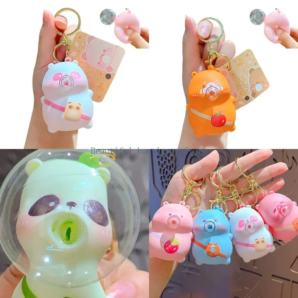 U4LF Capricious Popper Keychain Pendant Accessory With Multiple Cartoon Options For Gifting And Stress Release
