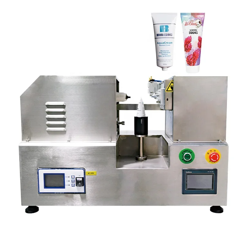 Tabletop Tube Sealer Ultrasonic Plastic Tube Sealing Machine Pressing Expiration Date