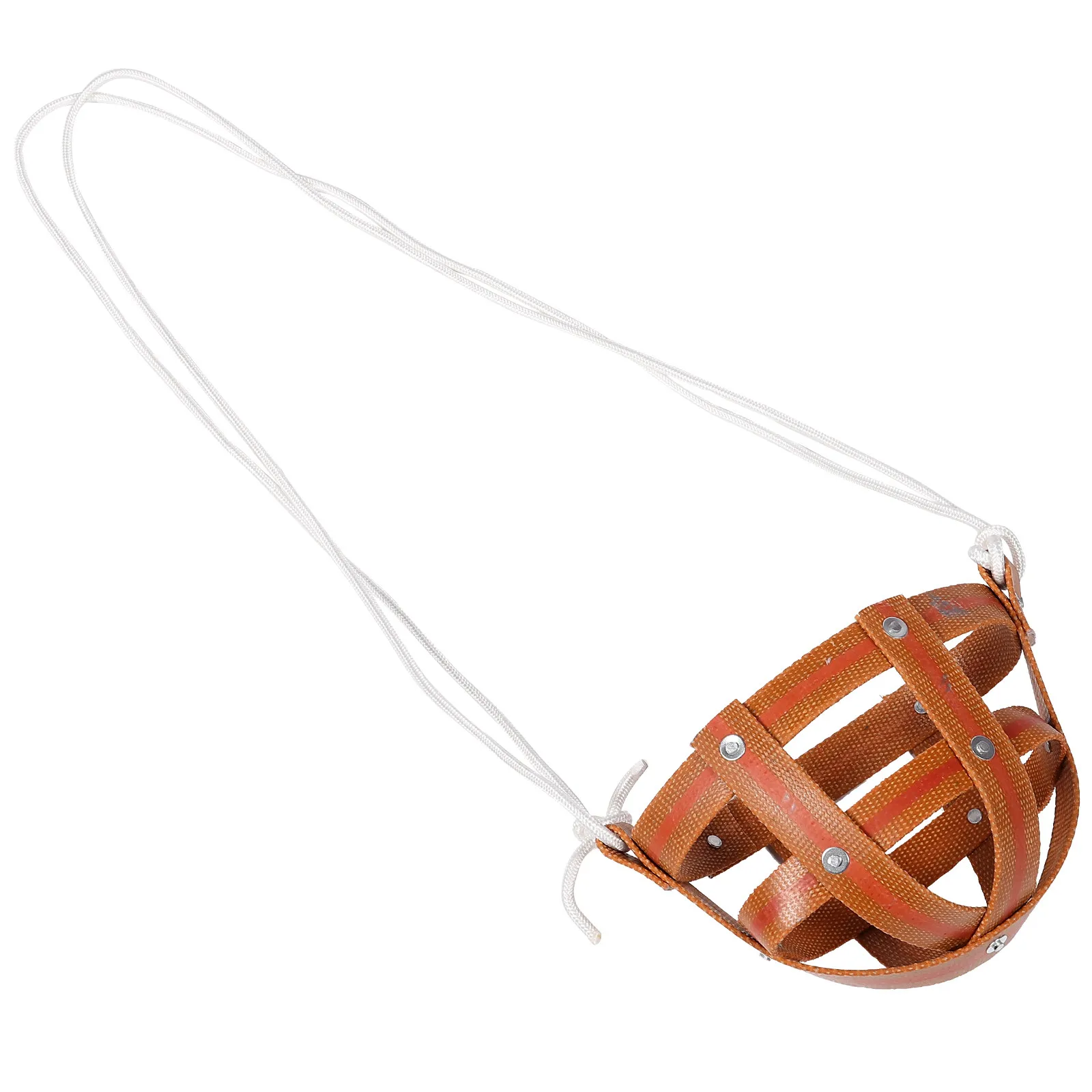 1set-diy-adjustable-horse-muzzle-nylon-breathable-hollow-style-farm-animal-muzzle-for-anti-barking-biting-chewing