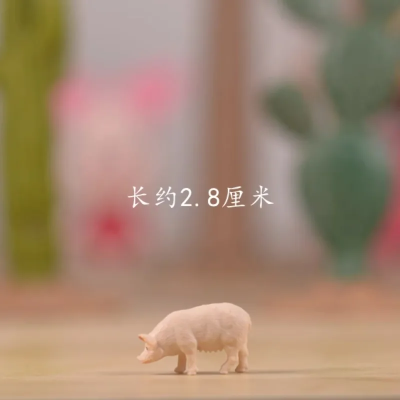 محاكاة مزرعة الدواجن جرو كيتي الذهبي المسترد الأصفر الطفل بطة الديك عمل أرقام مصغرة زخرفة اكسسوارات اللعب