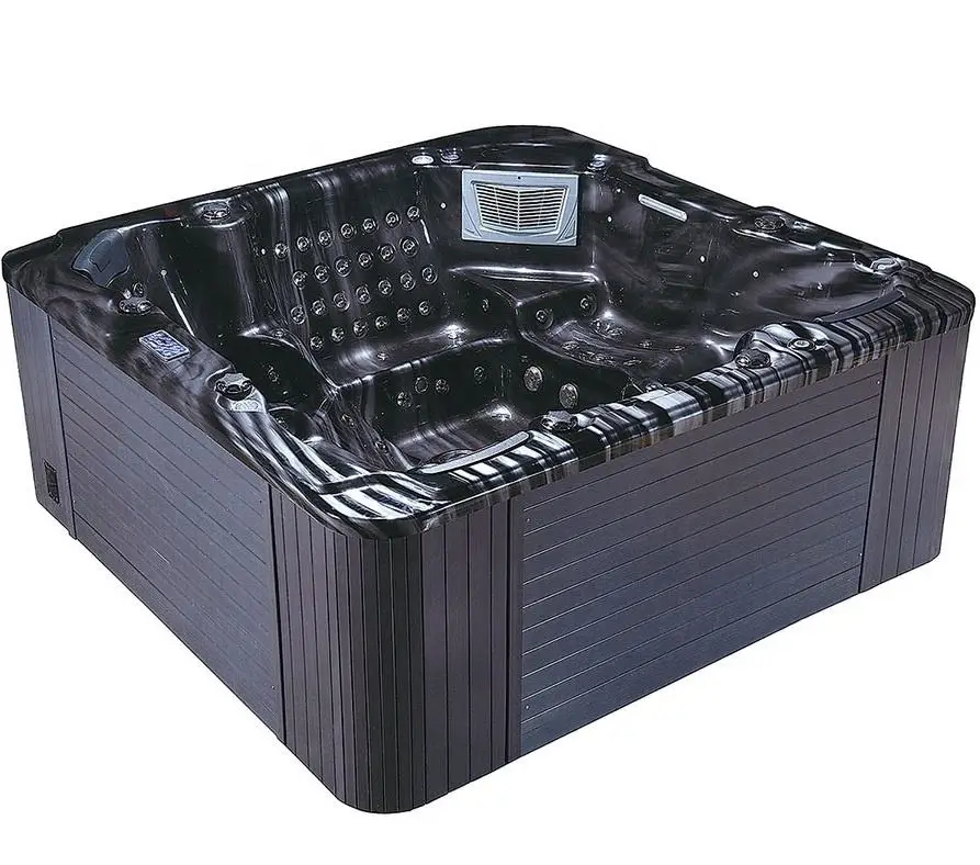 Professionele Spa Whirlpool Jacuzzi Massagebad Hydrotherapie Acryl 5-persoons Buitenbad Balboa Systeem Ozonfilter Jets
