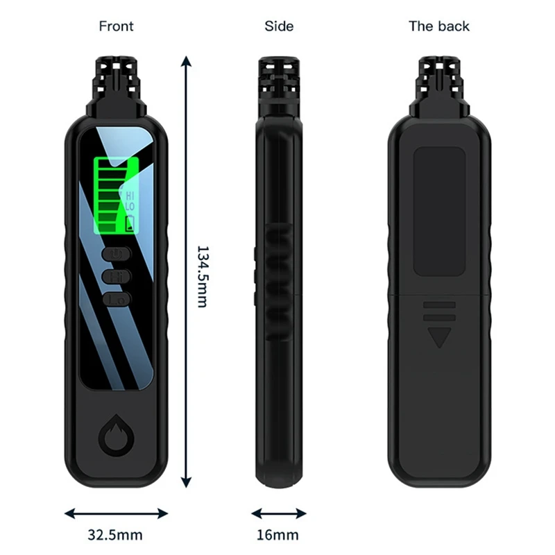 A003 detector de vazamento de gases combustíveis testador de vazamento de gases naturais medidor analisador de concentração de gases combustíveis