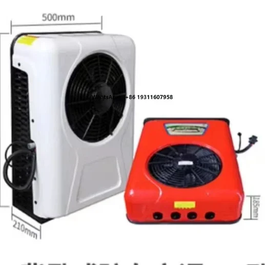 Aire acondicionado de techo de camión de 24v, aire acondicionado de 12V y 24V para autocaravana, RV, Mini autobús, sistema de aire acondicionado de refrigeración de coche pesado
