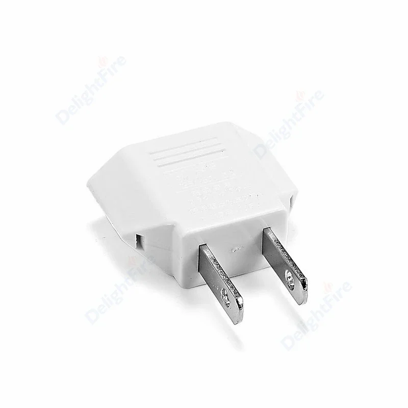 US ปลั๊กไฟฟ้าอะแดปเตอร์ยุโรป EU ไปยัง US America จีน CN แคนาดา CA Travel Adapter 2Pin ปลั๊กประเภท A Converter Power Adapter