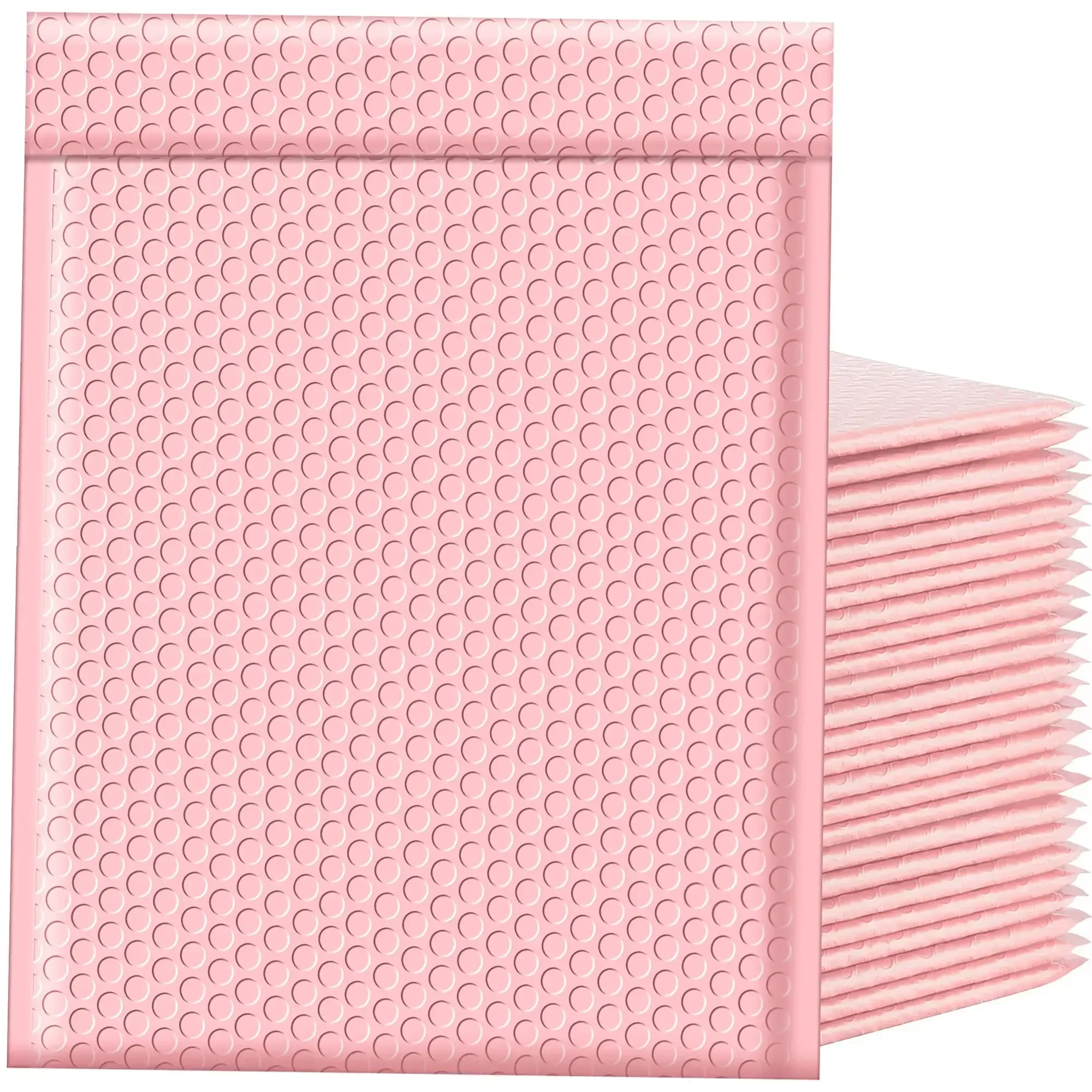 100 Pcs Light Pink Bubble Mailers Padded Envelopes Self Seal Mailing Envelopes Mailers Shipping Envelopes Packaging for Business