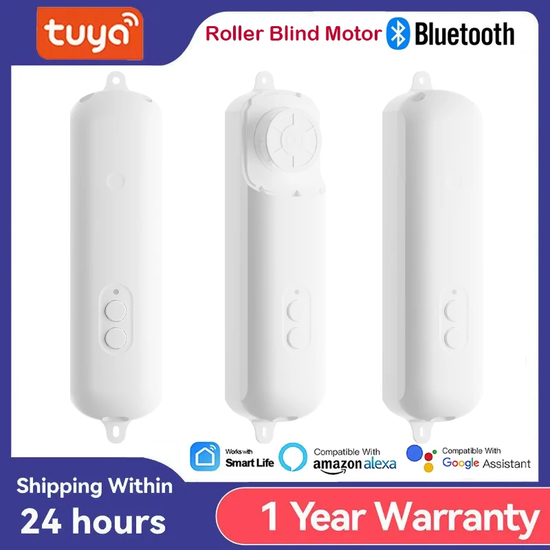 

Робот для рулонных жалюзи Tuya, перезаряжаемый автоматический занавес, моторизованный открыватель жалюзи, поддержка Alexa Google Assistant, голосовое управление Siri