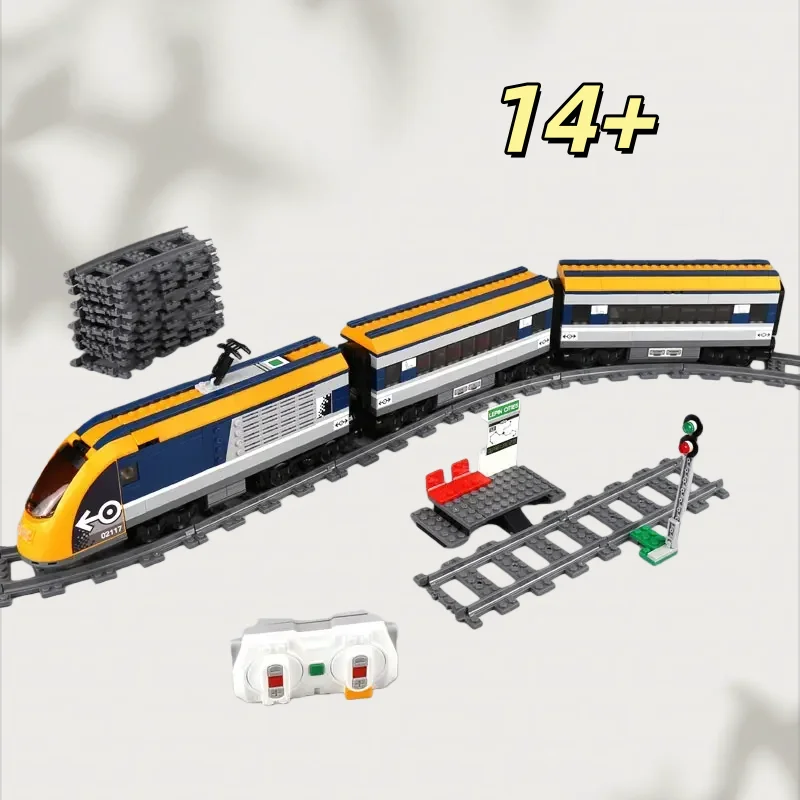 

Новый конструктор 2026 года: высокоскоростной поезд (768 деталей), набор для сборки железнодорожных путей, сложная коллекционная модель для взрослых и подростков, развивающая игрушка.