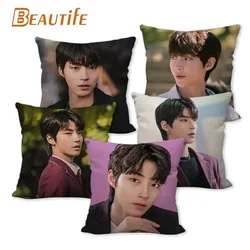 Custom Hwang In Yeop HOT KPOP Pillowcase 45X45cm Wedding Decorative Eco-Friendly Cotton Linen Fabric Pillow Case