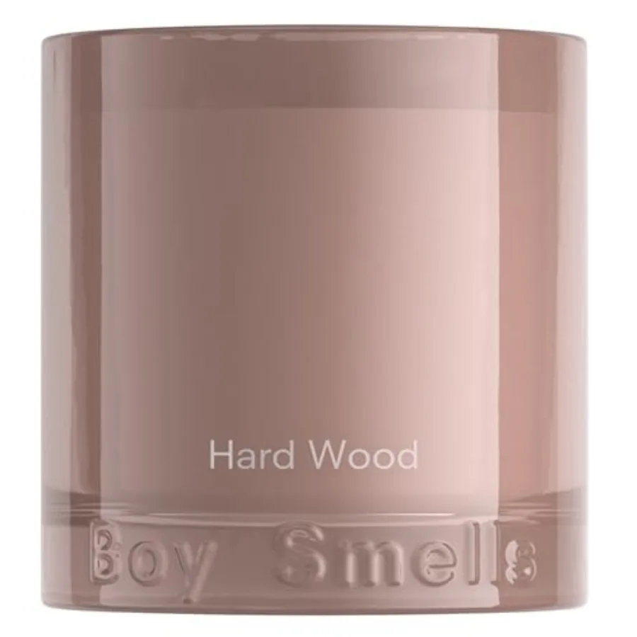 

Hard Wood Leather Candle - 8.5 oz - Home Candle with Black Pepper Leather and Cedarwood - Up to 50-Hour Burn - Cotton Wick