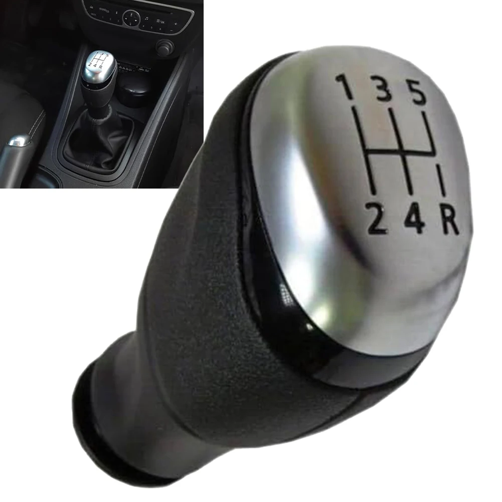 

5-скоростная ручка переключения передач, сделай сам, дружелюбная замена, замена ручки переключения передач из АБС-пластика премиум-класса для обновления автомобиля Renault