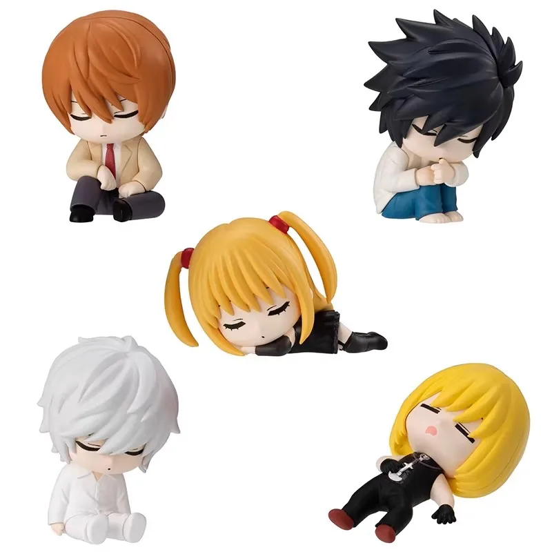 

Bandai Original 5Pcs Gashapon Nemurasetai Misa Amane ニア Death Note Toys For Kids Gift Collectible Model Ornaments