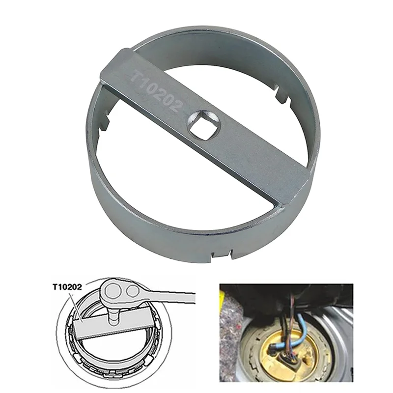 

T10202 Инструмент для снятия уплотнительного кольца топливного бака для VW/Инструмент для снятия топливного бака и установщик Ключ для бензинового насоса