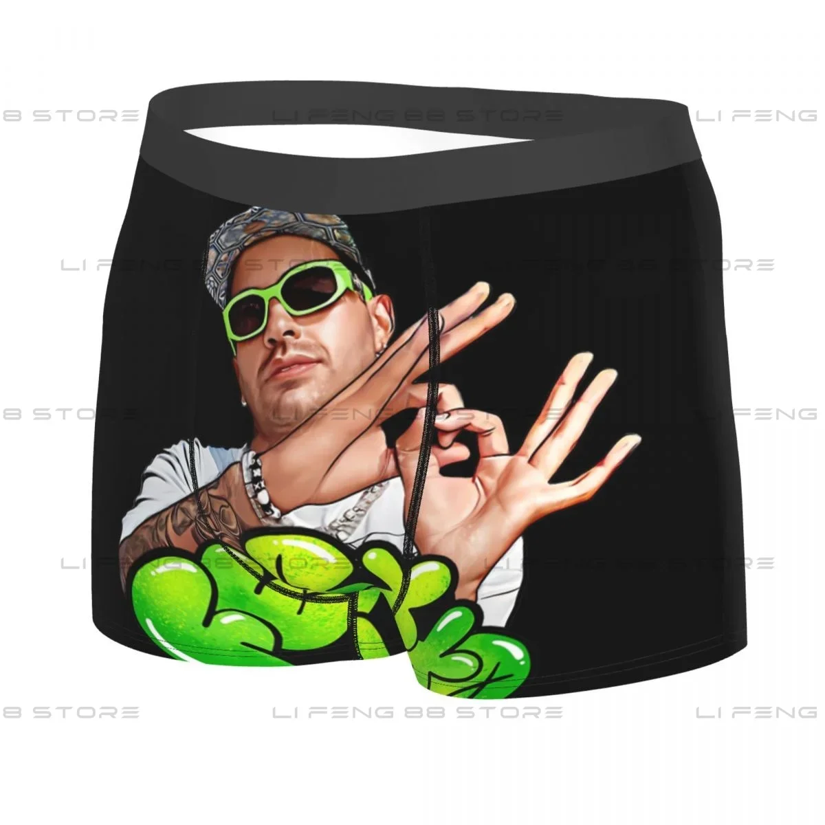 FEID Essential Man's Boxer Briefs Underpants Rapper Feid Music Album Highly Breathable Top Quality Gift Idea