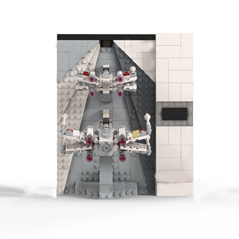 

520pcs MOC Science Fiction Movie (star Battle) Three-dimensional Poster Concept Series Season 2 Collection Series Christmas Gift