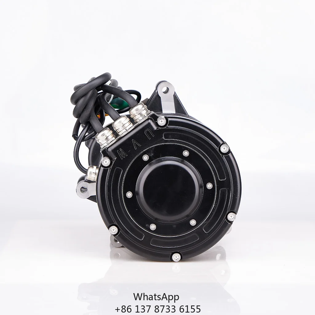 

2-5KW 145 PMSM Mid-Drive Motor With Reduction Gearbox Factory Custom Motor For Electric Motorcycle