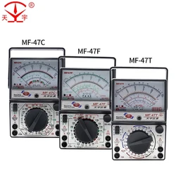 Tester de tensão atual com visor analógico Pointer, Multímetro Original, medidor de indutância, DC, AC, Resistência, Multímetro, MF47C, MF47F, MF47T