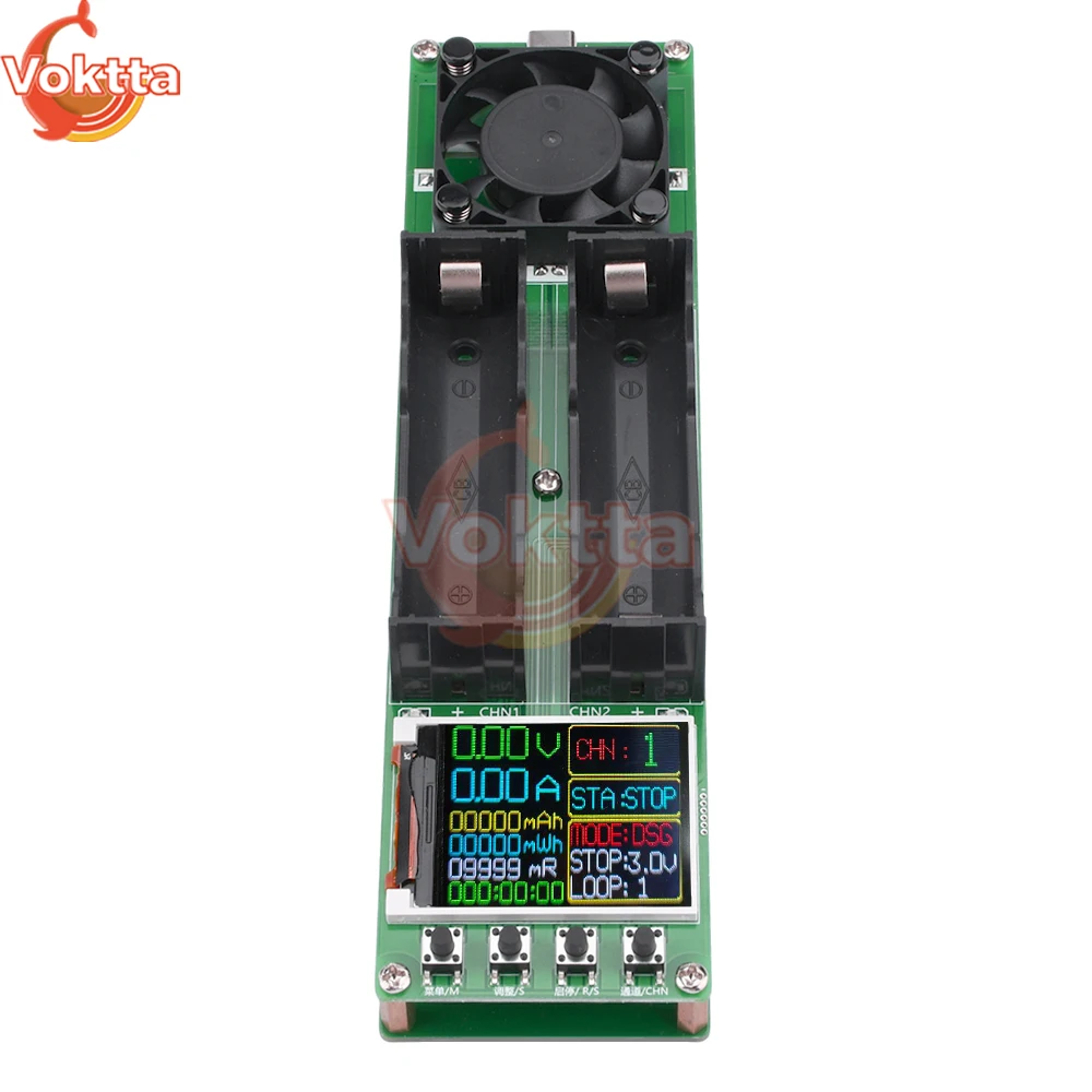 18650 Lithium Battery Capacity Tester Automatic Internal Resistance Tester Battery Power Detector Module Dual Type-C Interface