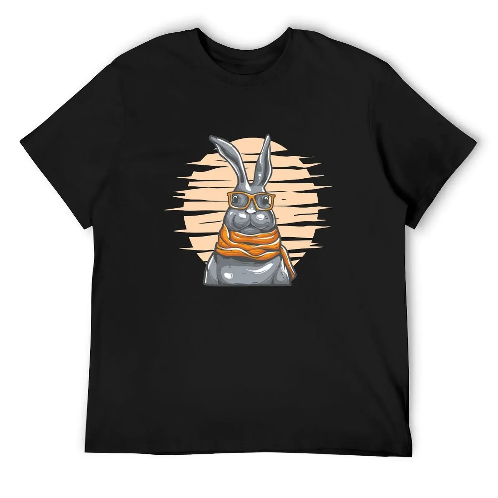 

Cute bunny cartoon character T-Shirt Aesthetic clothing custom t shirt man t shirt anime stuff tshirts for men