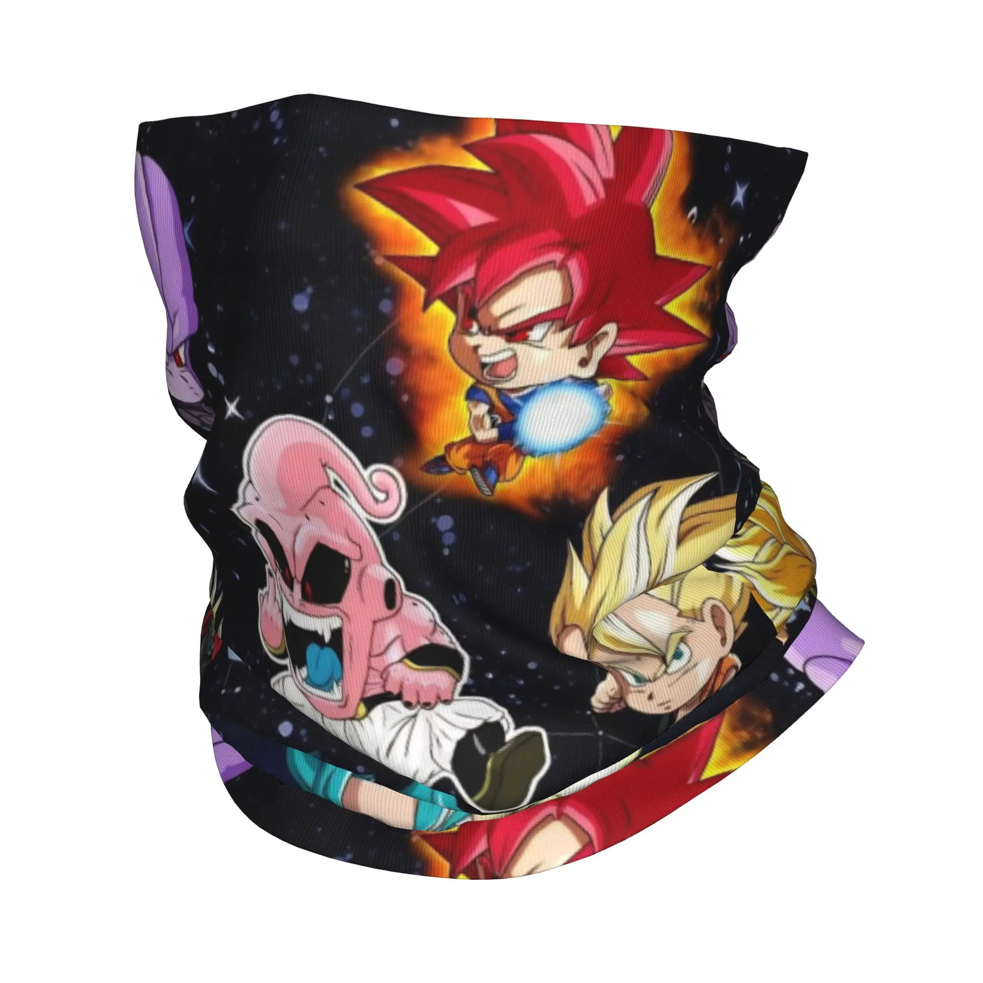 

Dragon Ball DAIMA Bandana Neck Gaiter Printed Majin Buu Goku Mask Scarf Multifunctional Cycling Scarf Unisex Adult Washable