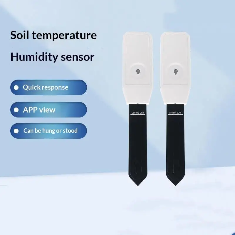 ZigBee Soil Moisture Sensor Wireless Soil Condition Detector Temp Humidity Monitoring App Control for Potted Bonsai Care