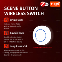 Tuya ZigBee Scene Button Push Switch Smart Life Home Automation Scenario Controller Battery Powered Intelligent Linkage Devices