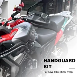 For Kove 500X 525X 400X 500 X Motorcycle Handlebar Wind Shield Hand guards Protector HandGuard Kit Accessories