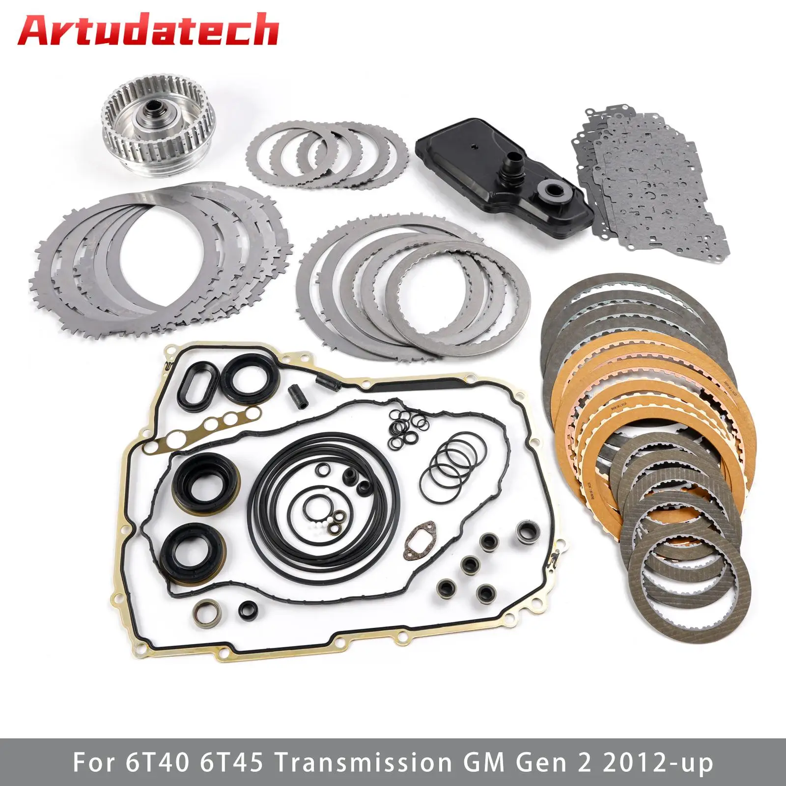 Artudatech 6T40 6T45 Kit de reconstrucción de transmisión Master less Steels para GM Gen 2 2012-up accesorios de coche