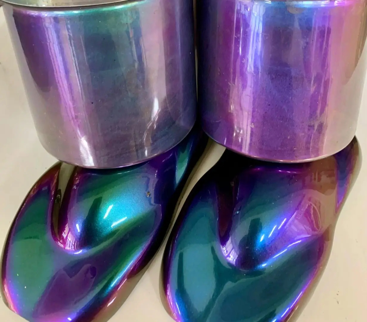 

Высококачественный суперхамелеоновый пигмент Hyper Color Shifting, сильный хромированный пигмент Ultrashift для автомобильной краски, порошок хамелеон 361