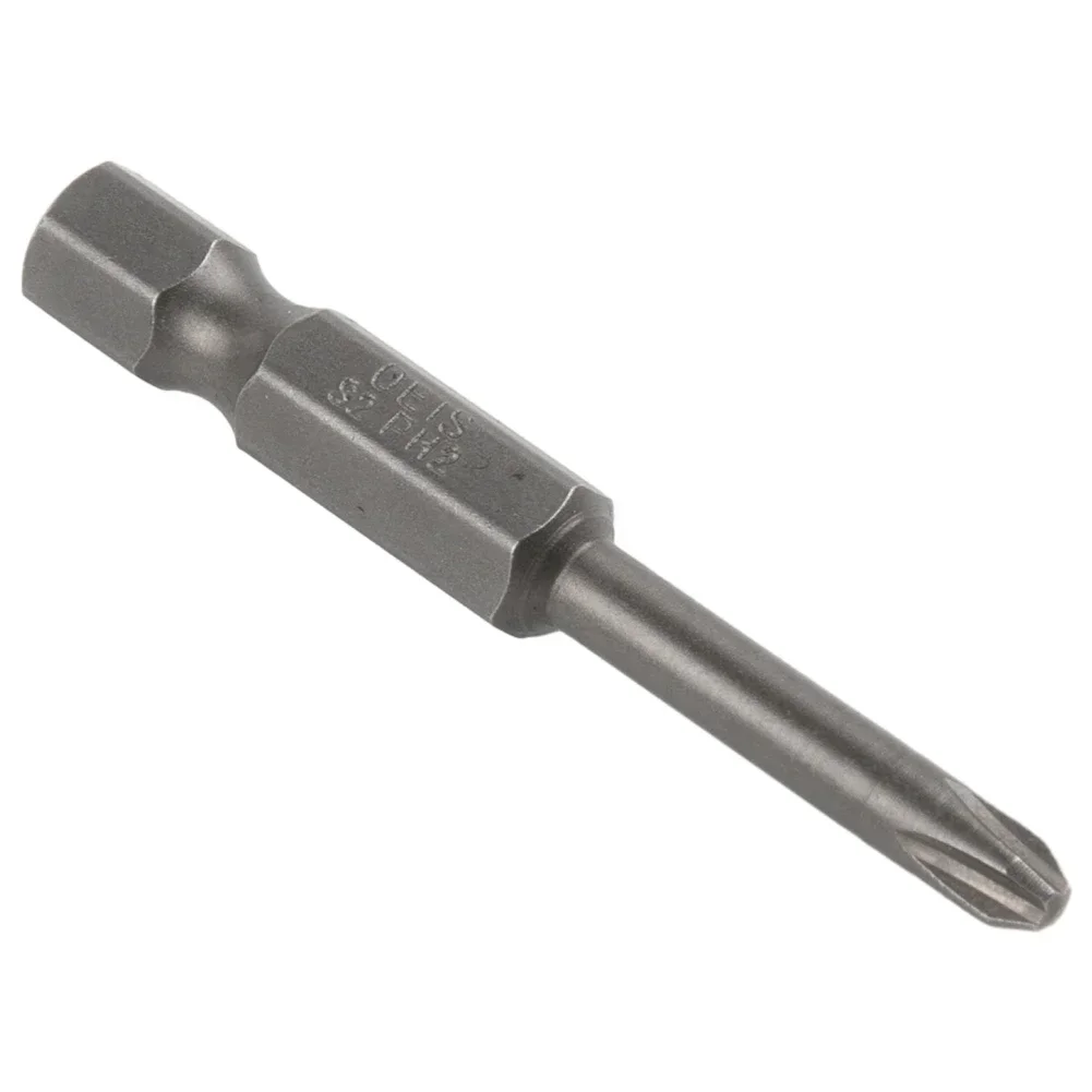 

1/4 Hex Shank Screwdriver Bits PH00 PH1 Hand Tools Magnetic Bits Multifuctional 4Pcs/set 50mm Alloy Steel Grey