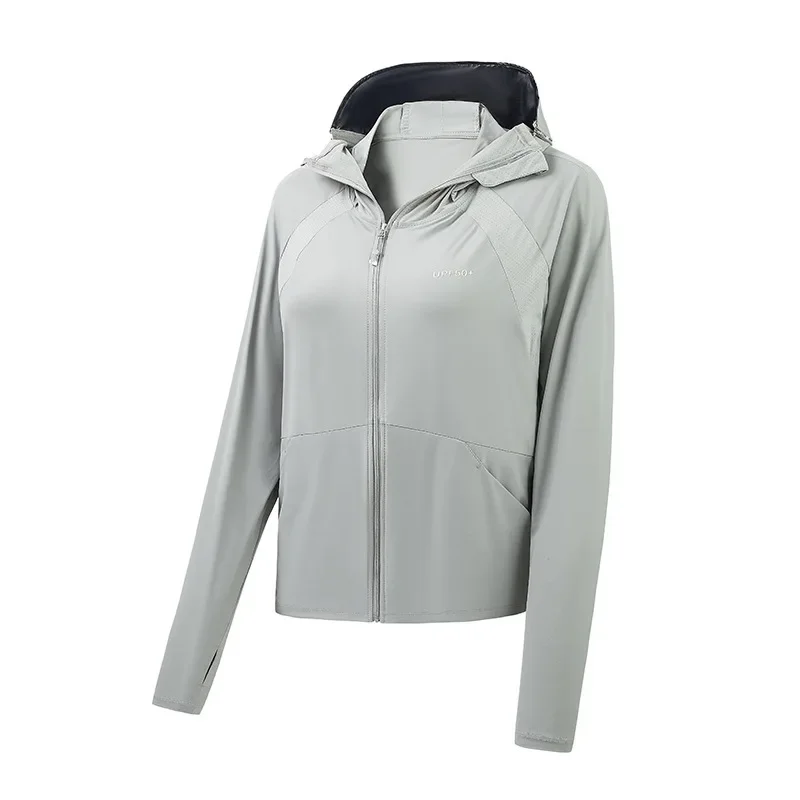 UPF50+ Summer Thin Skin Clothing Slim Fit Breathable Outdoor Bicycle Fishing Coat Fashion Versatile Sun Protection Clothing
