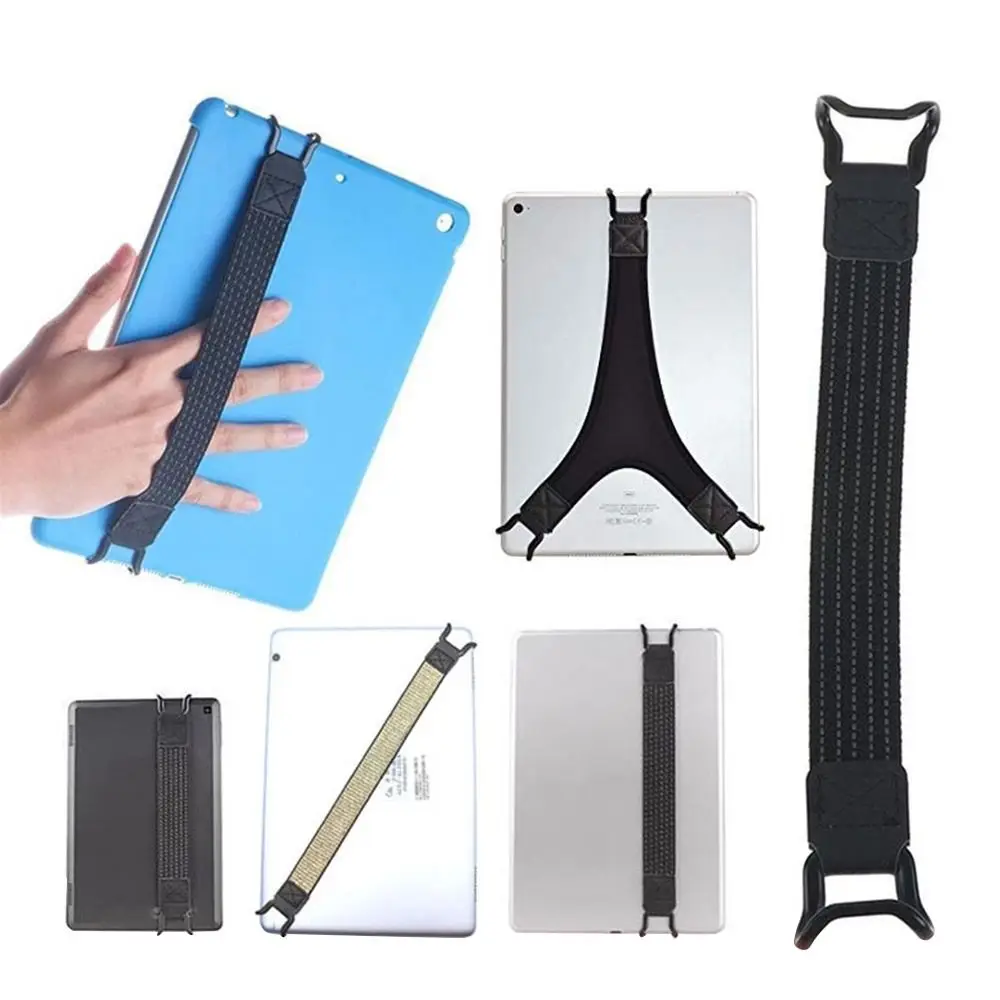 Universal Mobile Phone Tablet Hand-Strap One-Hand Anti-Fall Device Fixed Belt High-elastic Non-slip Strap Buckle for IPad//