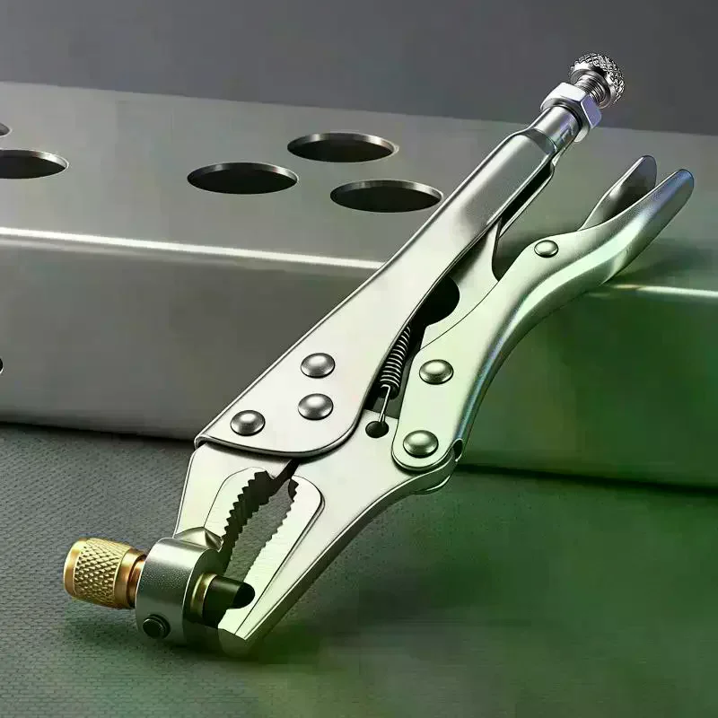 1Pcs Air Conditioner Tube Locking Plier Refrigerant Recovery Clamp Refilling Pliers For Welding Locking Plier Repair Tool