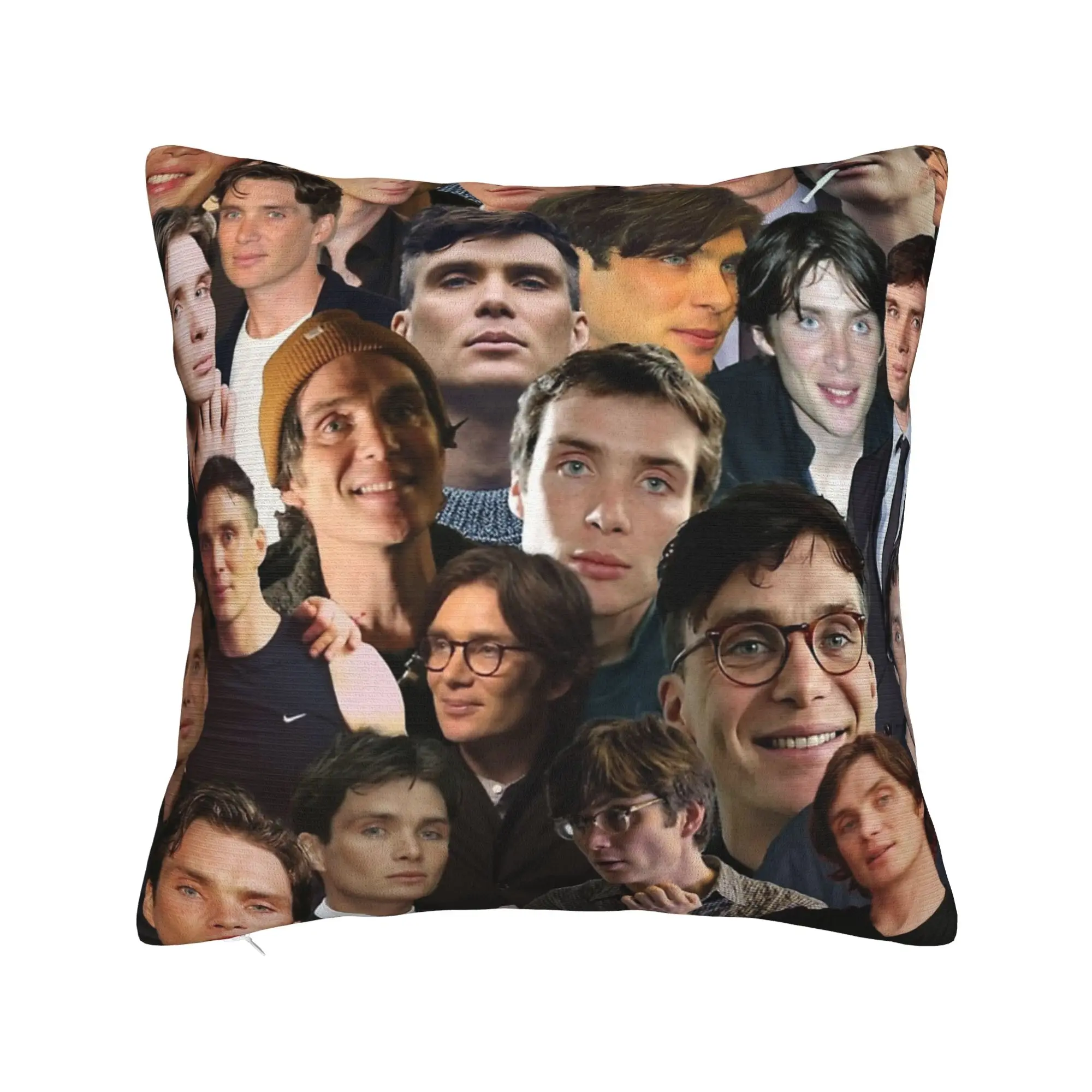 

Наволочка с фотоколлажем Cillian Murphy, полиэстеровая наволочка с принтом, подарочная наволочка, домашняя наволочка на молнии 40*40 см