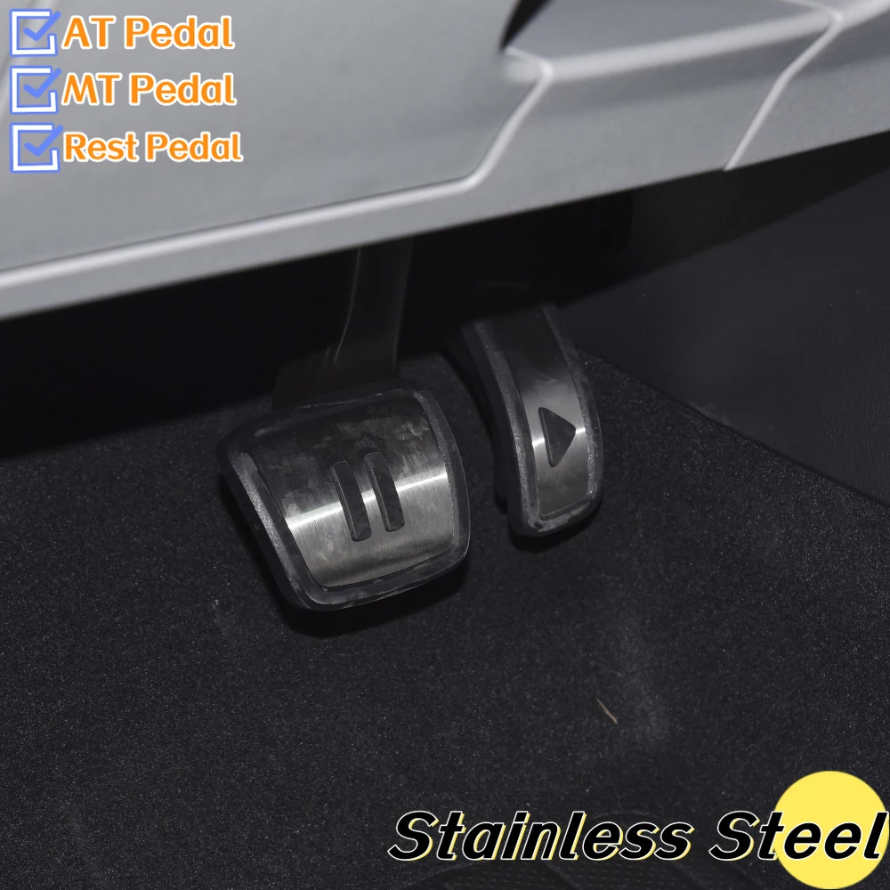 سيارة في دواسة ل Volkswagen VW ID.6 ID6 Cross ID3 ID4 ID5 ID.3 ID.4 ID.5 2020 2021 2022 2023 غطاء دواسات فرامل الغاز الملحقات #2