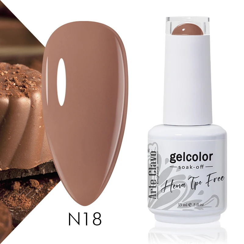 Arte Clavo Rose Red Kleur Serie 15 ml Gel Nagellak Hot Koop Langdurige Losweken Vernis Hybrid Nail Art top Bsae Maincure