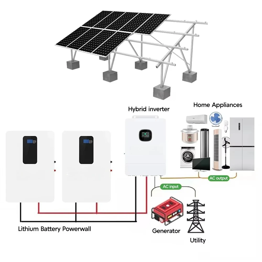 

All in One on Grid 10kw 20kw 30kw Solar System Solar off Grid Hybrid Photovoltaic Home Power System