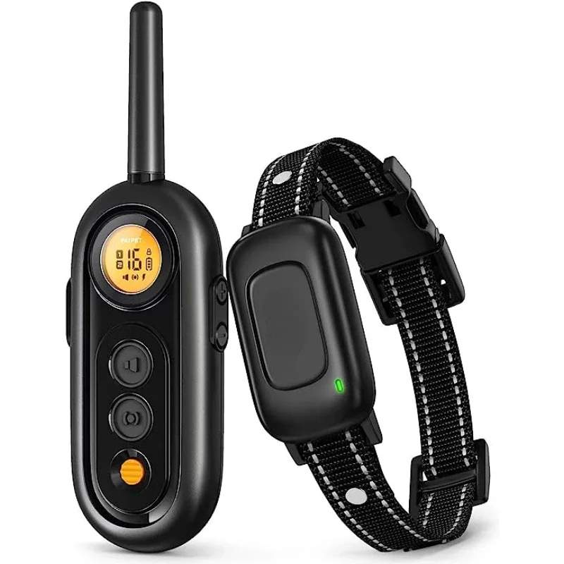 Dog Shock Collar for Medium Dogs - Dog Training Collar with Remote Control for Small Dogs 5-15 lbs Rechargeable IPX7 Waterproof