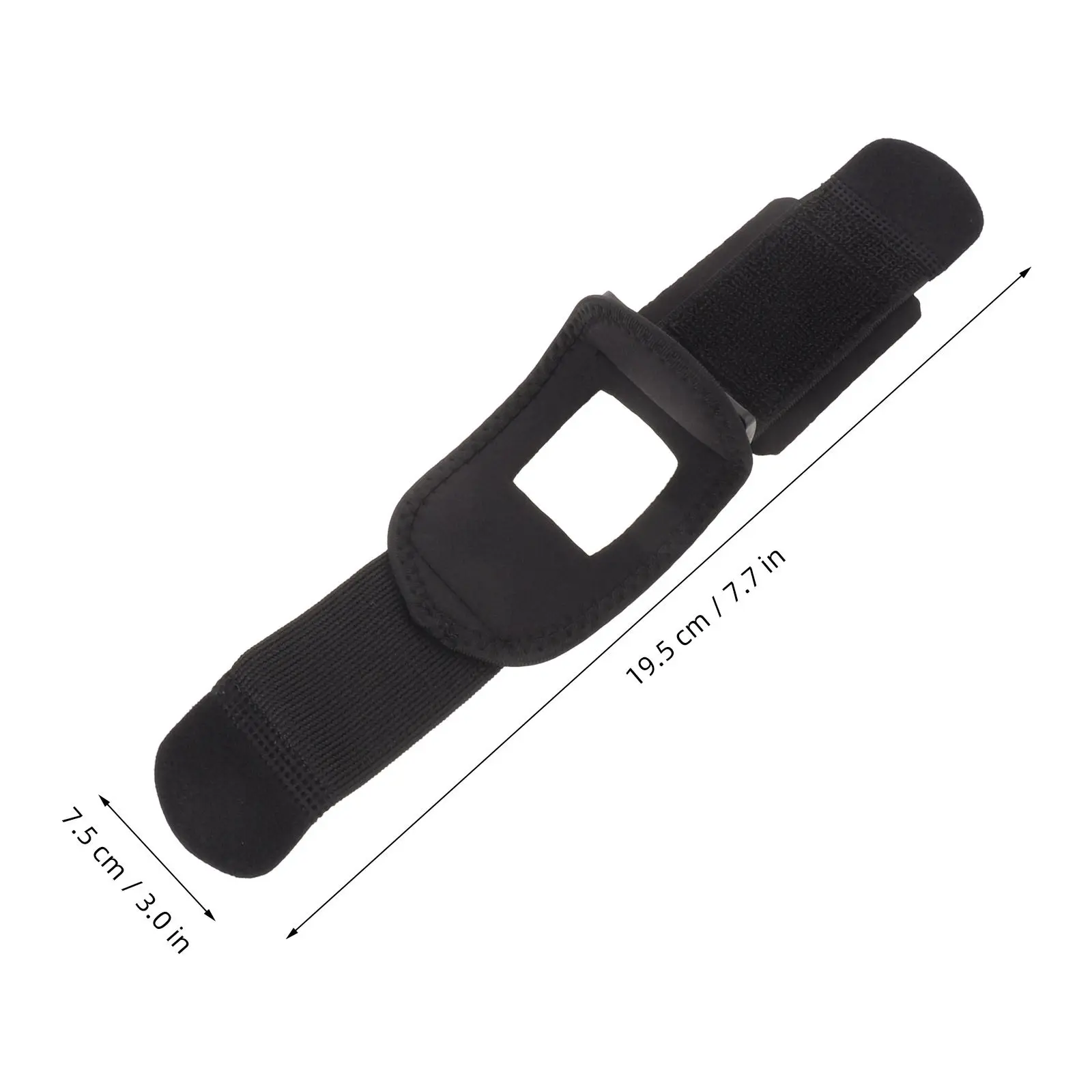 Black Elastic Smartwatch Case Shockproof Watch Bumper Protector Breathable Moisture Wicking Adjustable Workout Watch Strap