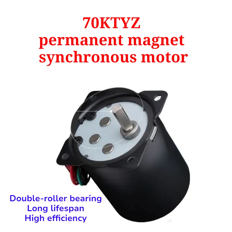 

Синхронный двигатель с постоянными магнитами, 40 Вт, микромедленный и низкоскоростной двигатель с обратным вращением, мотор-редуктор переменного тока 220 В