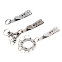 25UC Outdoor Belt Clip Suspension Pocket Clip Hanger for Keys Flashlights Knife